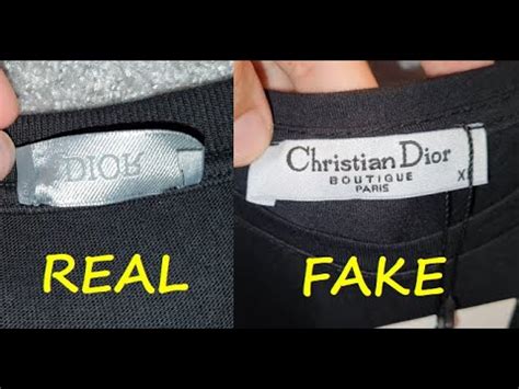 Real vs Fake Christian Dior T shirt. How to spot counterfeit Dior 